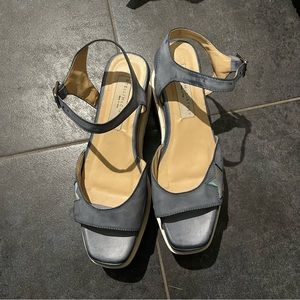 Stella McCartney sandals blue platform